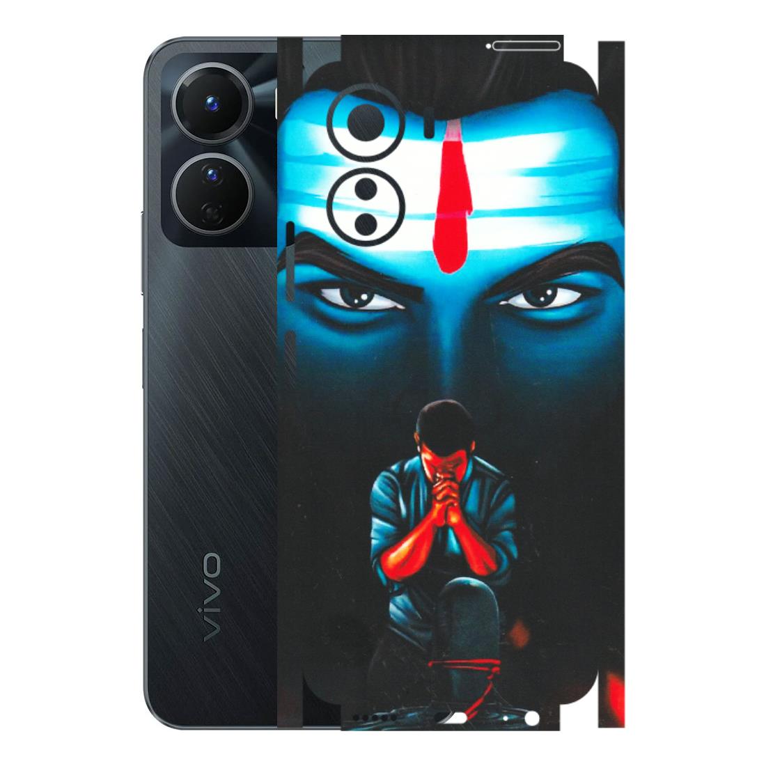 VIVO Y Series Phone Skins (All Models) - Mahakal Bhakt - Matte Finish (M-112) Vivo Y16