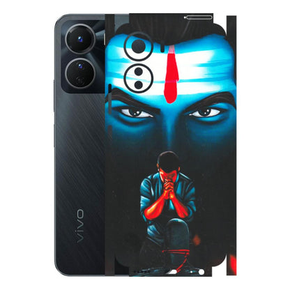 VIVO Y Series Phone Skins (All Models) - Mahakal Bhakt - Matte Finish (M-112) Vivo Y16