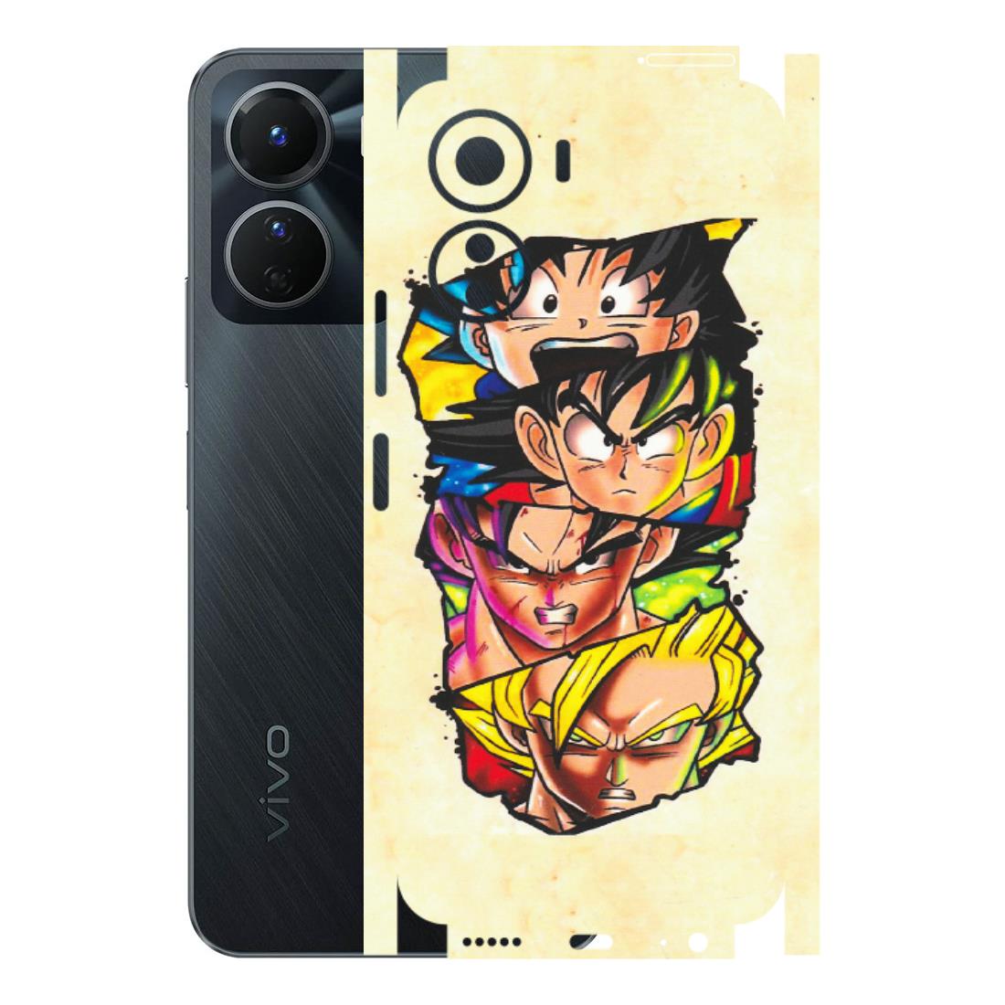 VIVO Y Series Phone Skins (All Models) - Angry Multi Anime - Matte Finish (M-113) Vivo Y16