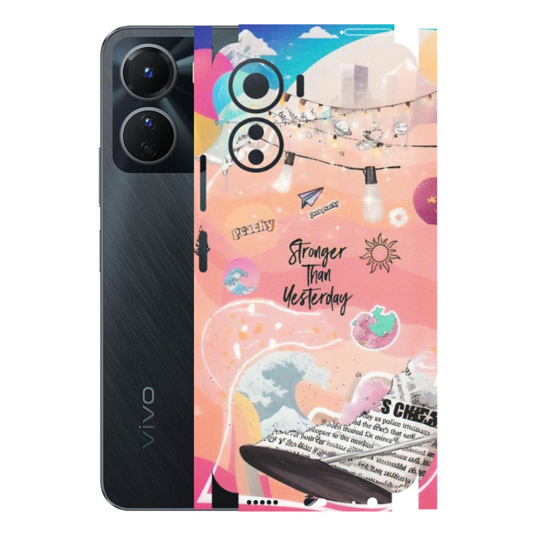 VIVO Y Series Phone Skins (All Models) - Stronger Then Yesterday - Matte Finish (M-128) Vivo Y16