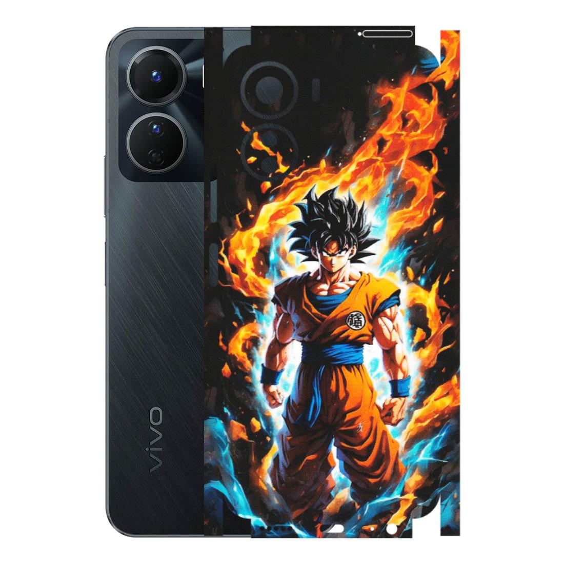 VIVO Y Series Phone Skins (All Models) - Goku Transformation Anime - Matte Finish (M-159) Vivo Y16