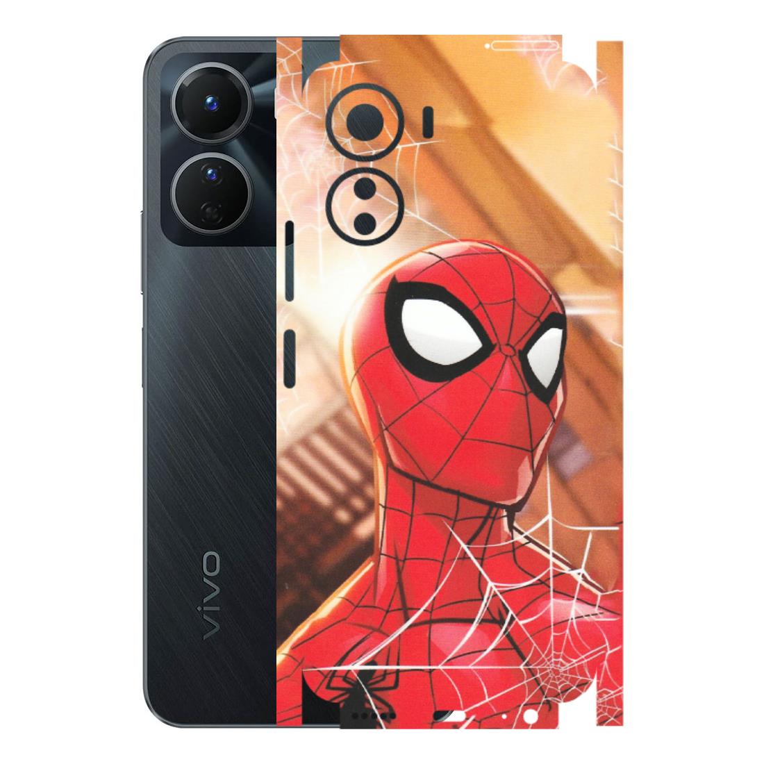 VIVO Y Series Phone Skins (All Models) - Spiderman Face New - Matte Finish (M-41) Vivo Y16