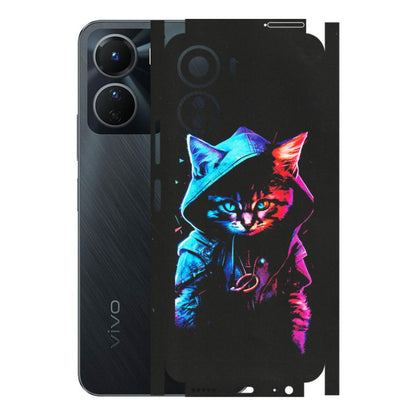 VIVO Y Series Phone Skins (All Models) - Cyberpunk Cat - Matte Finish (M-45) Vivo Y16