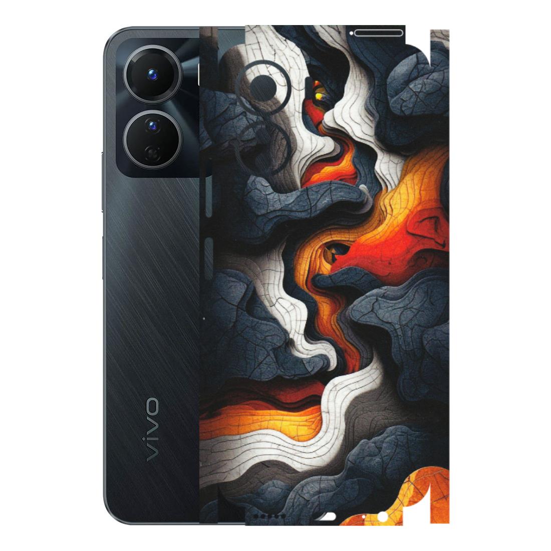 VIVO Y Series Phone Skins (All Models) - Abstract Volcanic Layers - Matte Finish (M-52) Vivo Y16