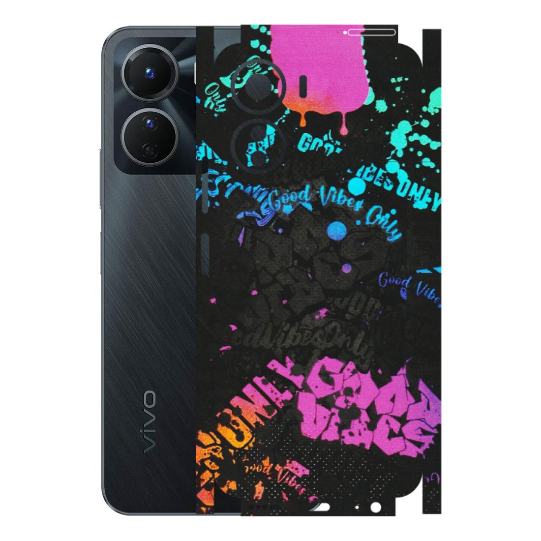 VIVO Y Series Phone Skins (All Models) - Majestic Black Vibes - Matte Finish (M-62) Vivo Y16