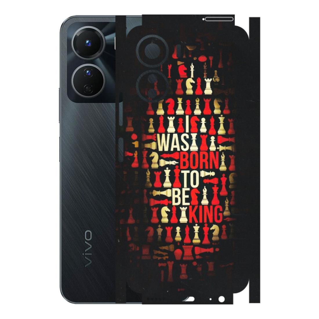 VIVO Y Series Phone Skins (All Models) - Born To Be King - Matte Finish (M-73) Vivo Y16