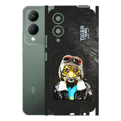 VIVO Y Series Phone Skins (All Models) - Rider Tiger - 3D Embossed Finish (L-113) Vivo Y17S