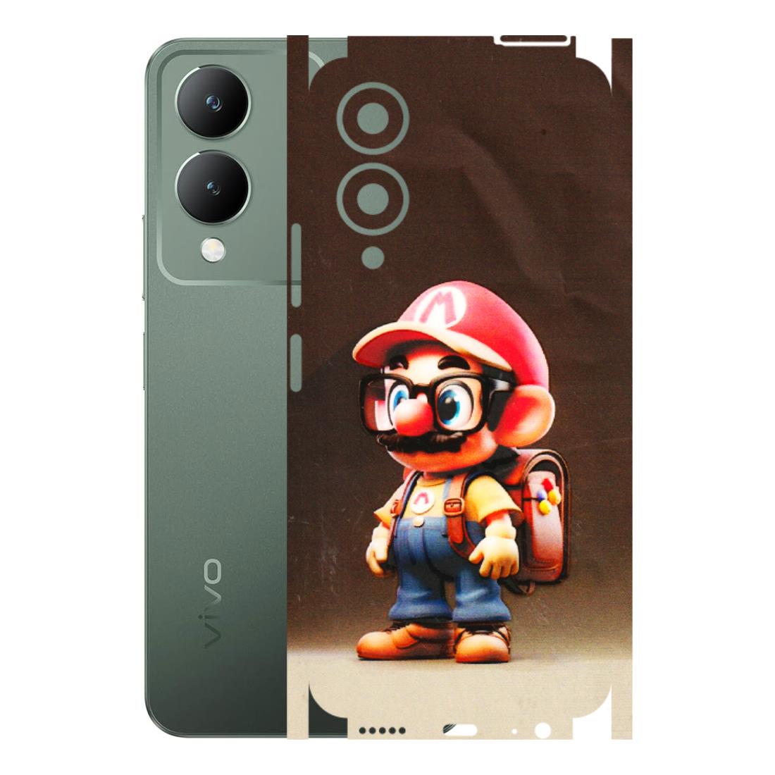 VIVO Y Series Phone Skins (All Models) - Little Mario - 3D Embossed Finish (L-119) Vivo Y17S