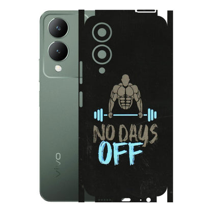 VIVO Y Series Phone Skins (All Models) - Gym Lover - 3D Embossed Finish (L-127) Vivo Y17S