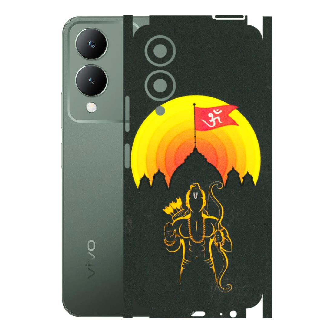 VIVO Y Series Phone Skins (All Models) - Lord Ram - 3D Embossed Finish (L-132) Vivo Y17S