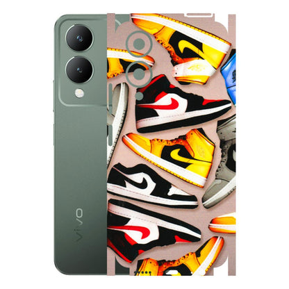 VIVO Y Series Phone Skins (All Models) - Sneaker Lover - 3D Embossed Finish (L-135) Vivo Y17S