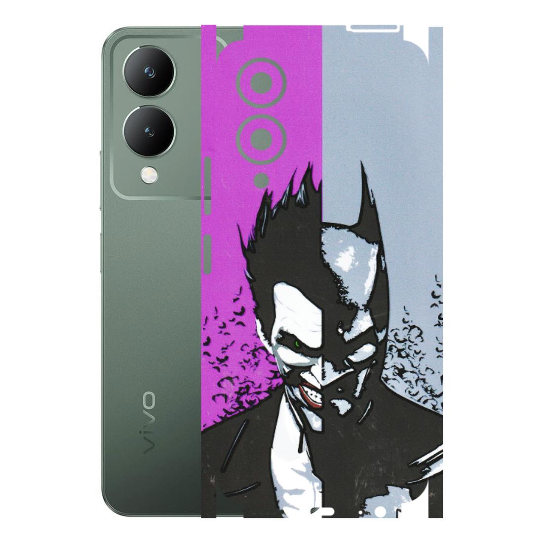 VIVO Y Series Phone Skins (All Models) - Batman & Joker - 3D Embossed Finish (L-143) Vivo Y17S