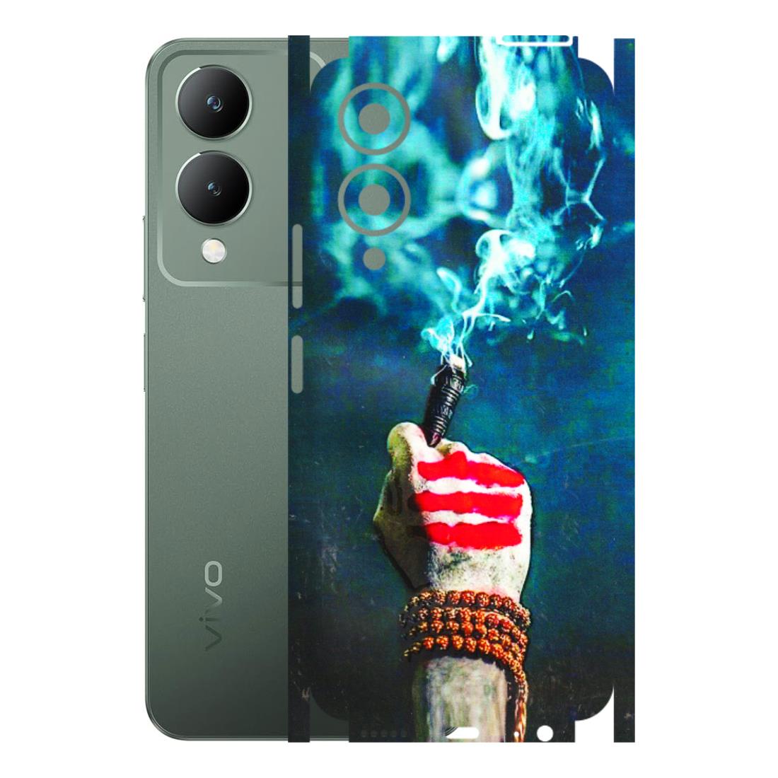 VIVO Y Series Phone Skins (All Models) - Mahadev Bhakt - 3D Embossed Finish (L-146) Vivo Y17S