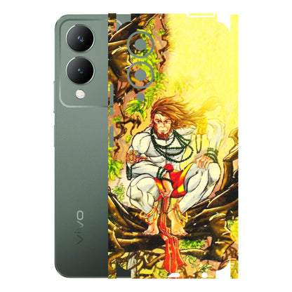 VIVO Y Series Phone Skins (All Models) - Lord Hanuman - 3D Embossed Finish (L-152) Vivo Y17S