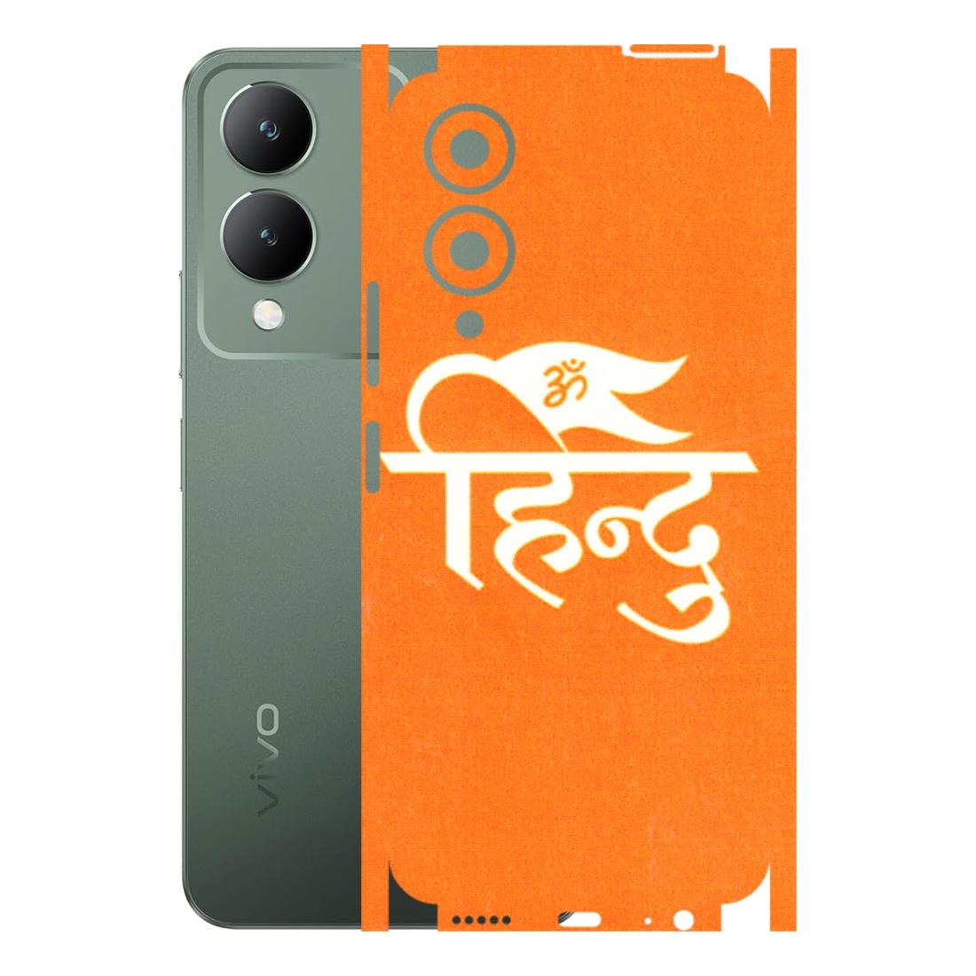 VIVO Y Series Phone Skins (All Models) - Hindu Kesari - 3D Embossed Finish (L-154) Vivo Y17S