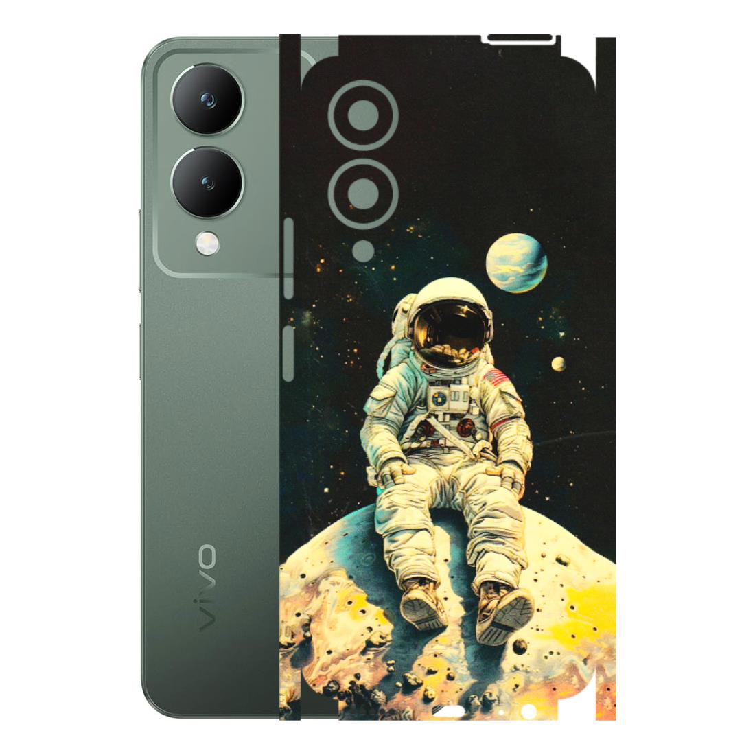VIVO Y Series Phone Skins (All Models) - Astronaut in Space - 3D Embossed Finish (L-16) Vivo Y17S