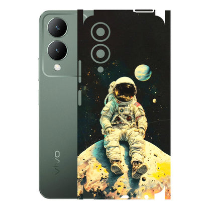 VIVO Y Series Phone Skins (All Models) - Astronaut in Space - 3D Embossed Finish (L-16) Vivo Y17S