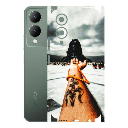 VIVO Y Series Phone Skins (All Models) - Jai Adiyogi Mahakaal - 3D Embossed Finish (L-164) Vivo Y17S