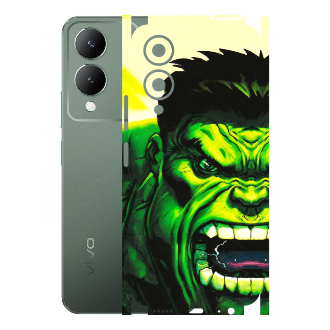 VIVO Y Series Phone Skins (All Models) - Hulk - 3D Embossed Finish (L-180) Vivo Y17S