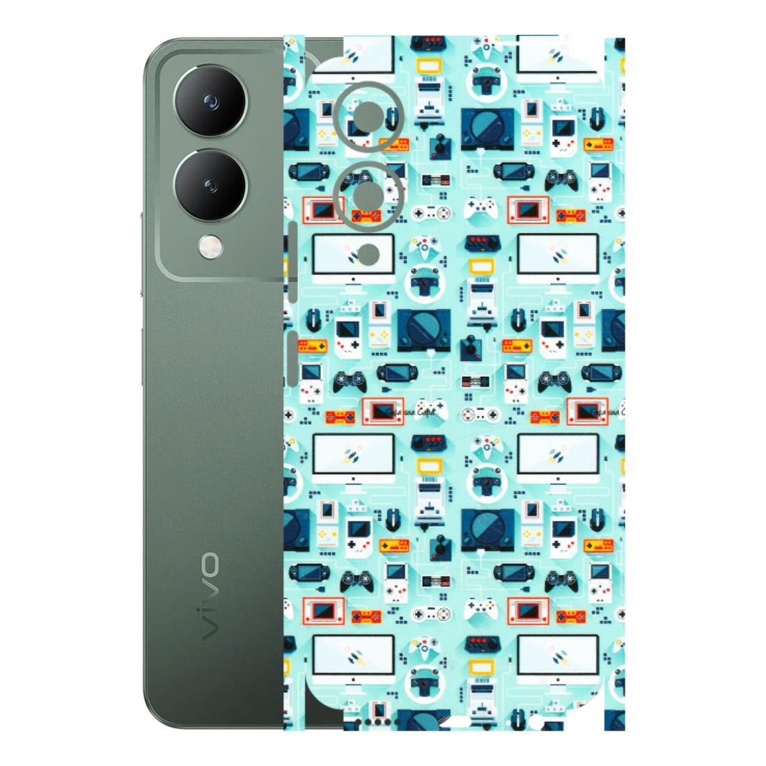 VIVO Y Series Phone Skins (All Models) - Gadgets Doodle - 3D Embossed Finish (L-184) Vivo Y17S