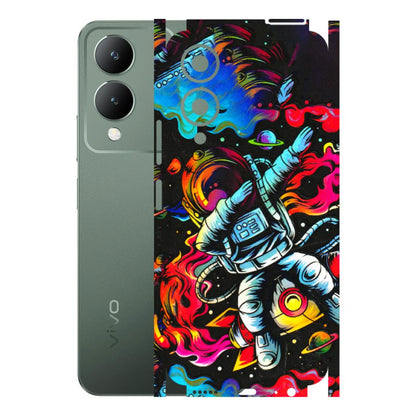 VIVO Y Series Phone Skins (All Models) - Astronaut Dope - 3D Embossed Finish (L-191) Vivo Y17S