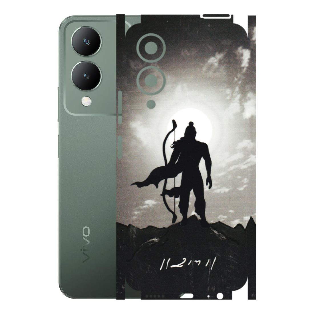 VIVO Y Series Phone Skins (All Models) - Jai Siya Ram - 3D Embossed Finish (L-200) Vivo Y17S