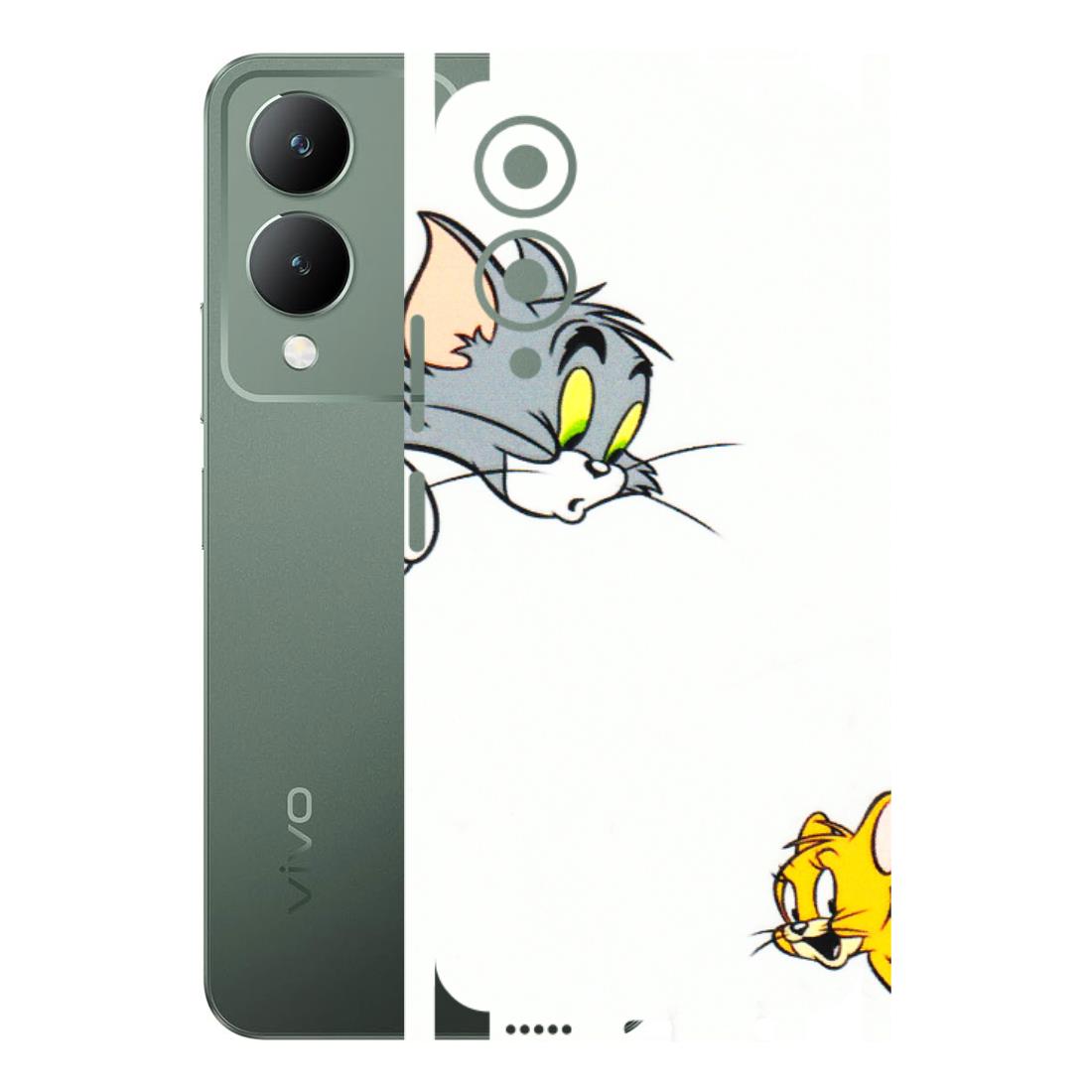 VIVO Y Series Phone Skins (All Models) - Cute Tom And Jerry - 3D Embossed Finish (L-220) Vivo Y17S