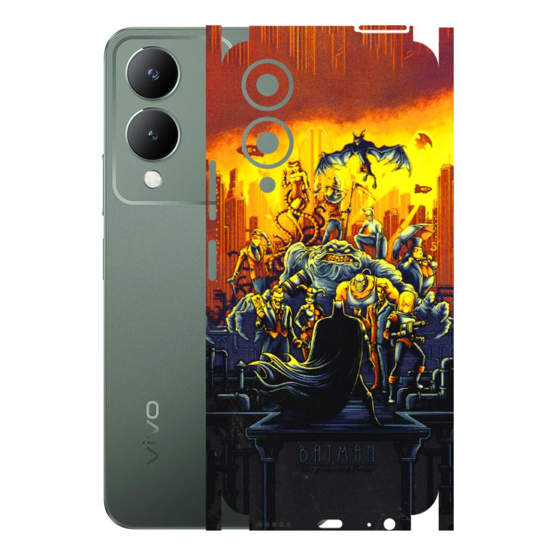 VIVO Y Series Phone Skins (All Models) - Games Doodles - 3D Embossed Finish (L-24) Vivo Y17S