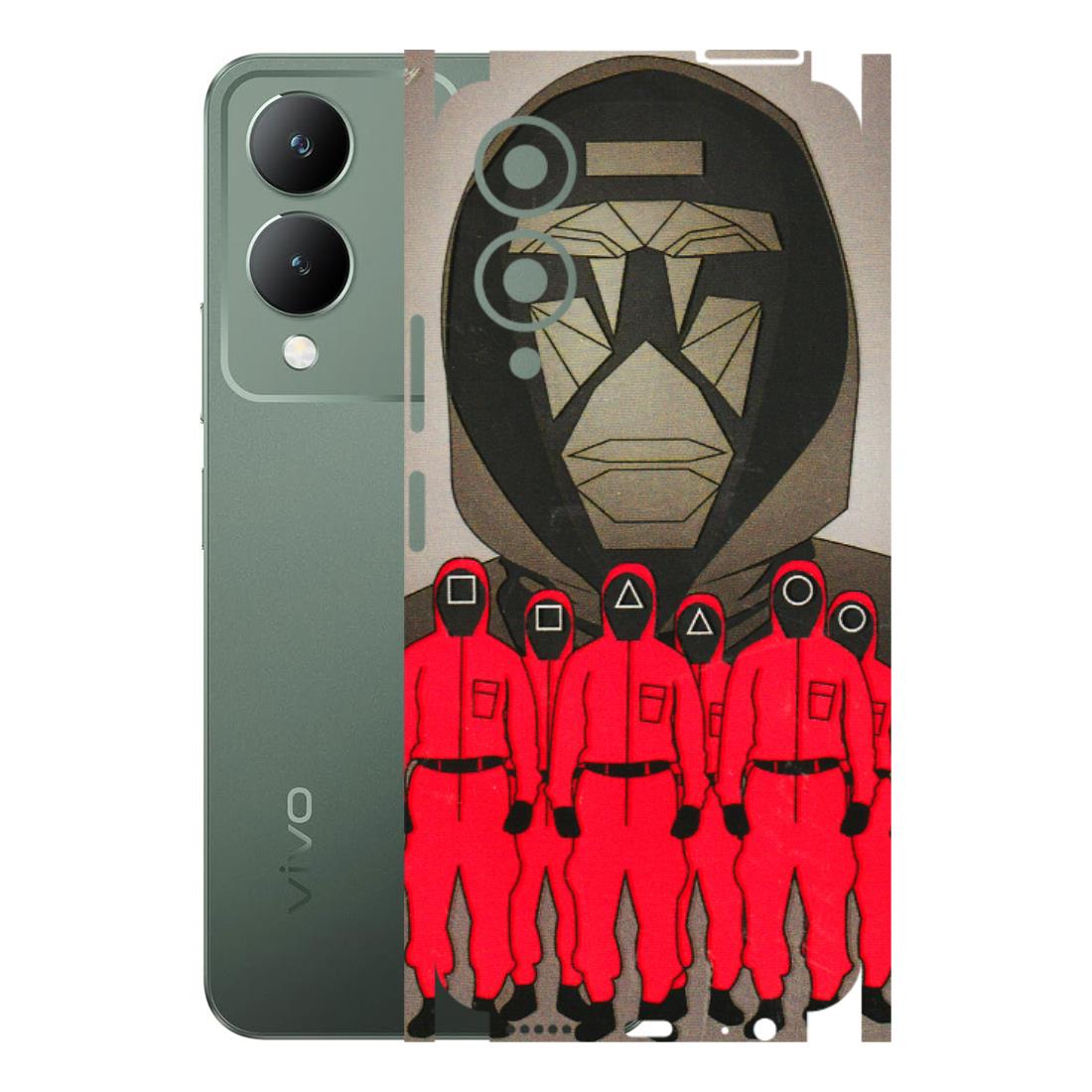 VIVO Y Series Phone Skins (All Models) - Squid Game Hero - 3D Embossed Finish (L-245) Vivo Y17S