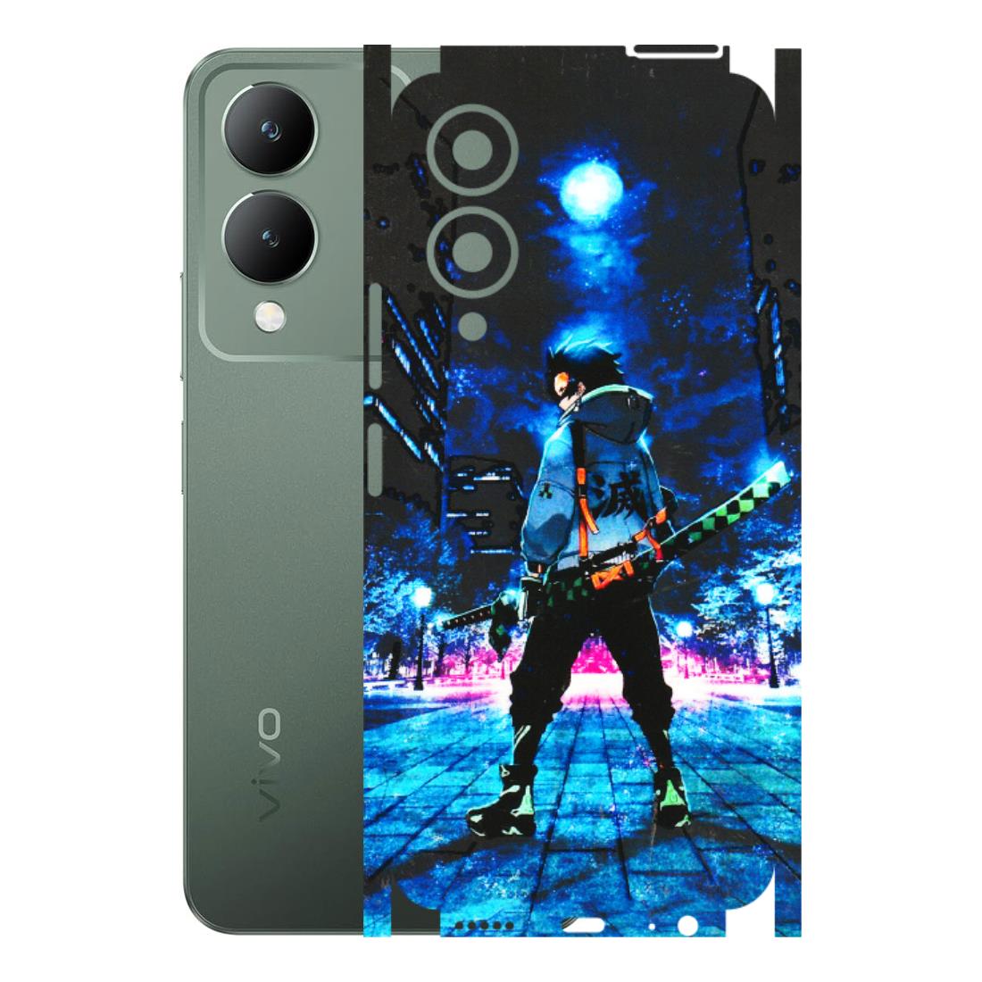 VIVO Y Series Phone Skins (All Models) - Demon Slayer Sword - 3D Embossed Finish (L-247) Vivo Y17S