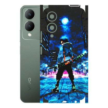 VIVO Y Series Phone Skins (All Models) - Demon Slayer Sword - 3D Embossed Finish (L-247) Vivo Y17S