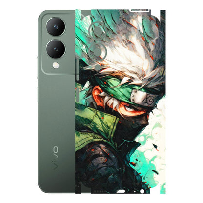 VIVO Y Series Phone Skins (All Models) - Kakashi Side Profile - 3D Embossed Finish (L-249) Vivo Y17S
