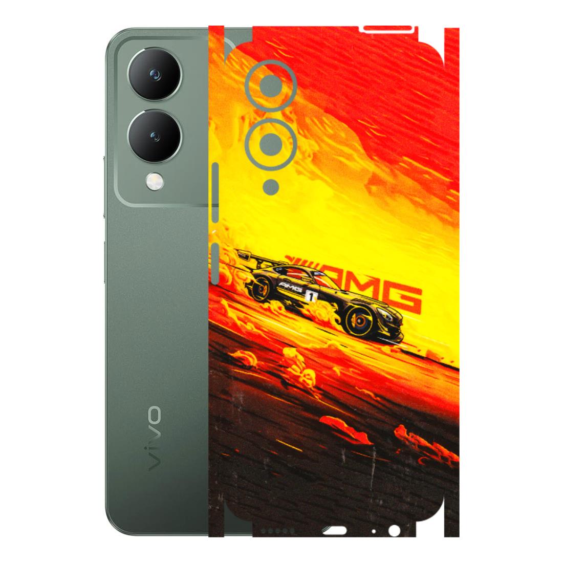 VIVO Y Series Phone Skins (All Models) - AMG Car Speed Cover - 3D Embossed Finish (L-256) Vivo Y17S