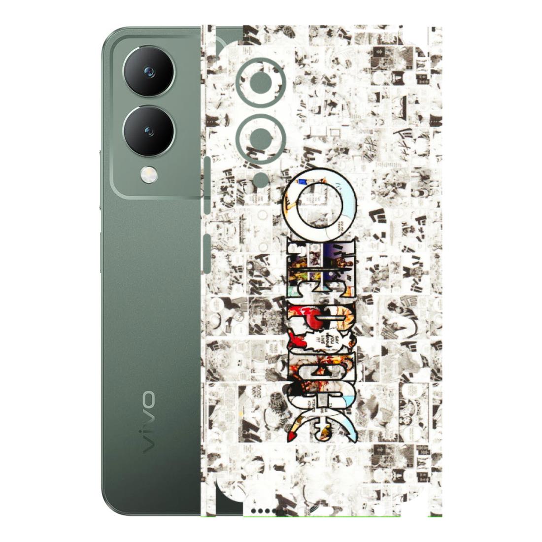 VIVO Y Series Phone Skins (All Models) - One Piece Manga - 3D Embossed Finish (L-26) Vivo Y17S