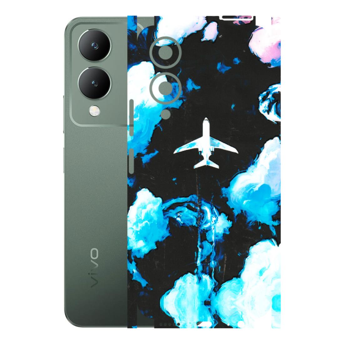 VIVO Y Series Phone Skins (All Models) - Travel In Airline - 3D Embossed Finish (L-264) Vivo Y17S