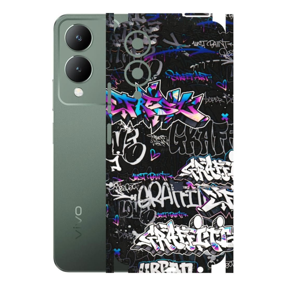 VIVO Y Series Phone Skins (All Models) - Graffiti Killer - 3D Embossed Finish (L-274) Vivo Y17S
