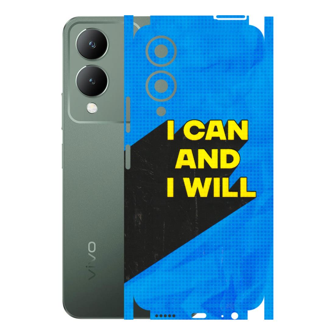 VIVO Y Series Phone Skins (All Models) - I Can And I Will - 3D Embossed Finish (L-281) Vivo Y17S