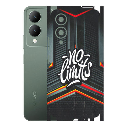 VIVO Y Series Phone Skins (All Models) - No Limits - 3D Embossed Finish (L-286) Vivo Y17S