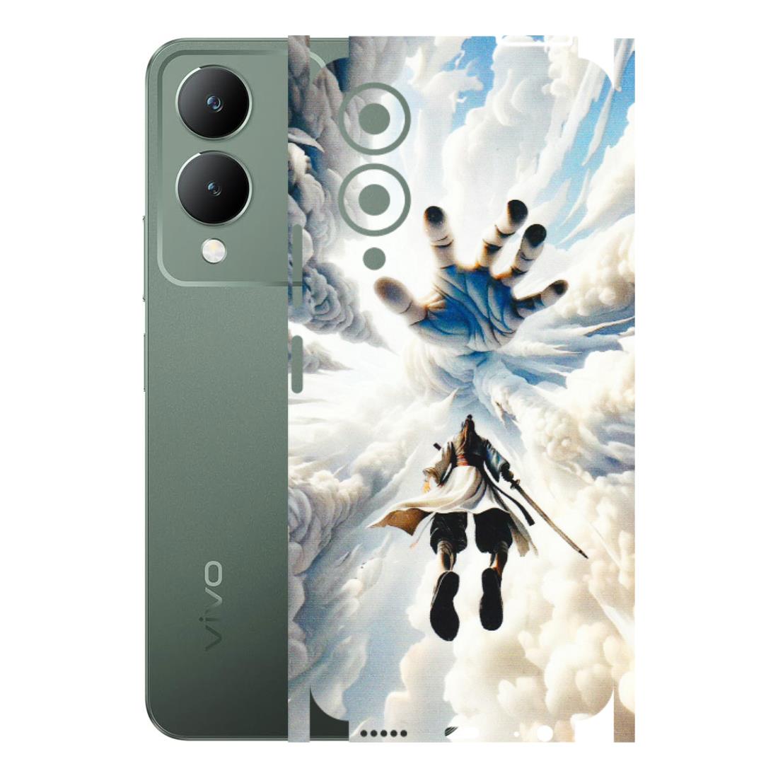 VIVO Y Series Phone Skins (All Models) - Big Hand With Monkey King - 3D Embossed Finish (L-323) Vivo Y17S