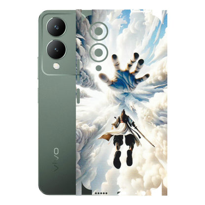 VIVO Y Series Phone Skins (All Models) - Big Hand With Monkey King - 3D Embossed Finish (L-323) Vivo Y17S