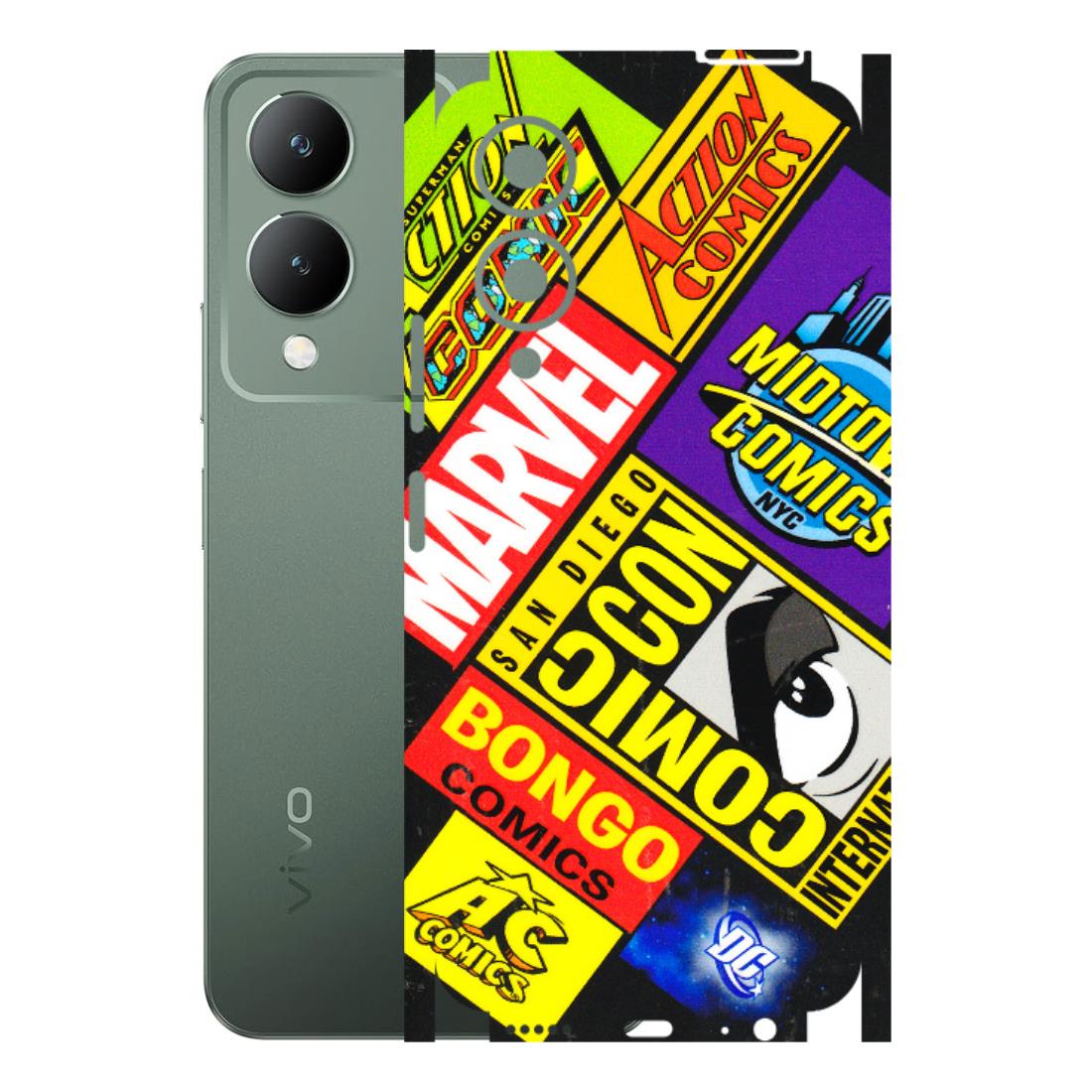 VIVO Y Series Phone Skins (All Models) - Bongo Comic Con - 3D Embossed Finish (L-325) Vivo Y17S