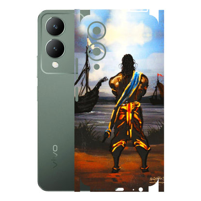 VIVO Y Series Phone Skins (All Models) - Heavenly God Figure - 3D Embossed Finish (L-34) Vivo Y17S