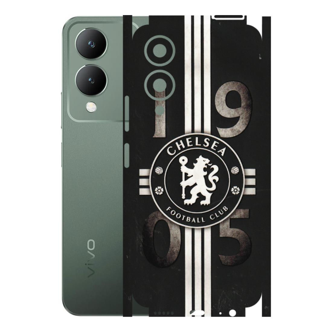 VIVO Y Series Phone Skins (All Models) - Chelsea Fan Club - 3D Embossed Finish (L-36) Vivo Y17S