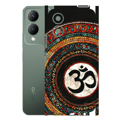 VIVO Y Series Phone Skins (All Models) - Aum Chant Abstract - 3D Embossed Finish (L-42) Vivo Y17S