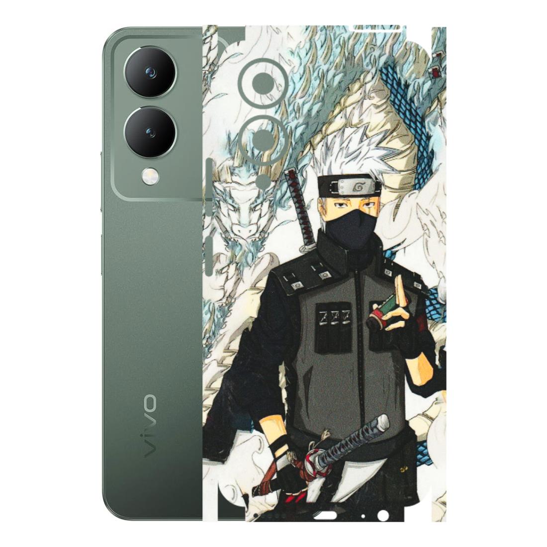 VIVO Y Series Phone Skins (All Models) - Kakashi Hatake Naruto Anime - 3D Embossed Finish (L-46) Vivo Y17S