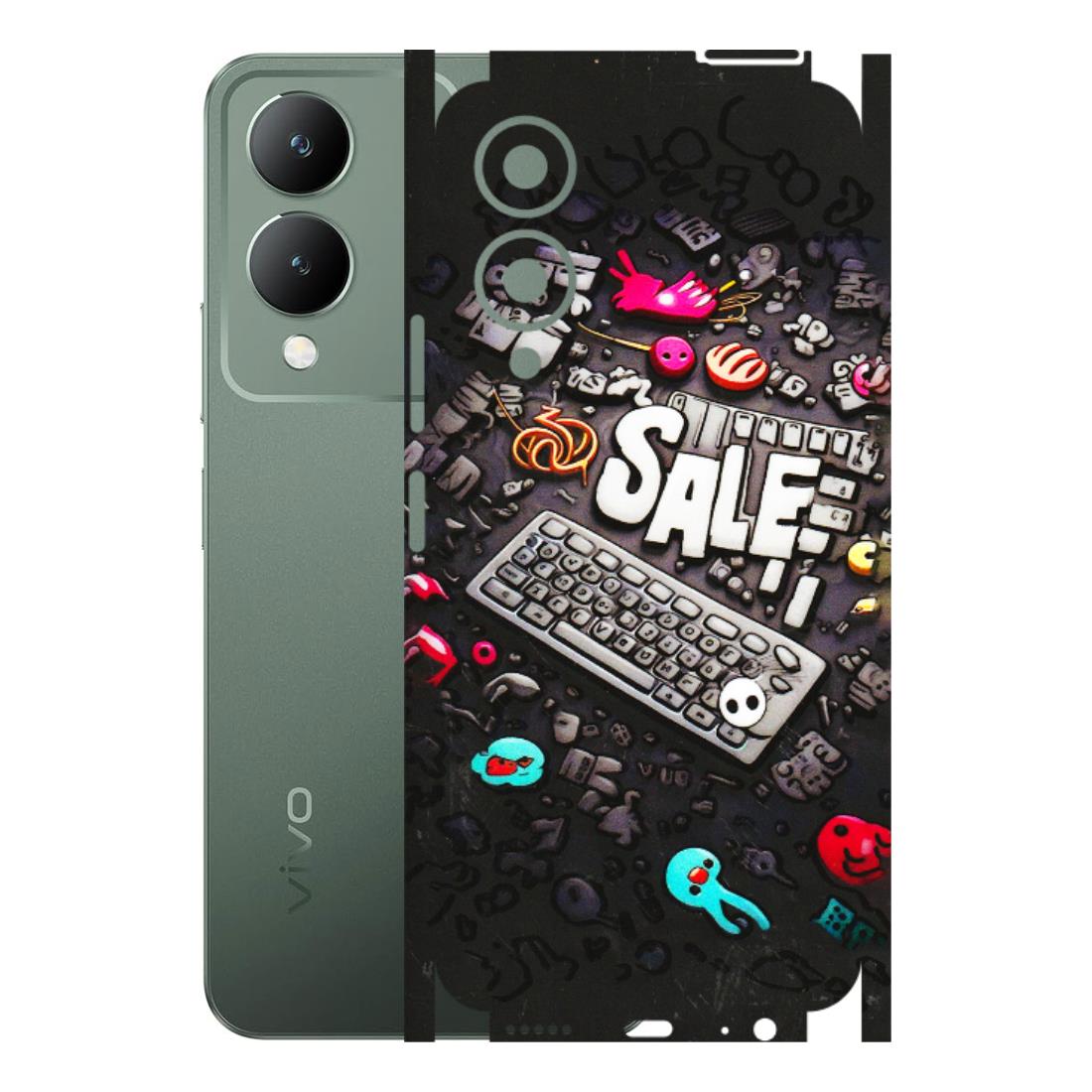 VIVO Y Series Phone Skins (All Models) - Gadgets Sale - 3D Embossed Finish (L-50) Vivo Y17S