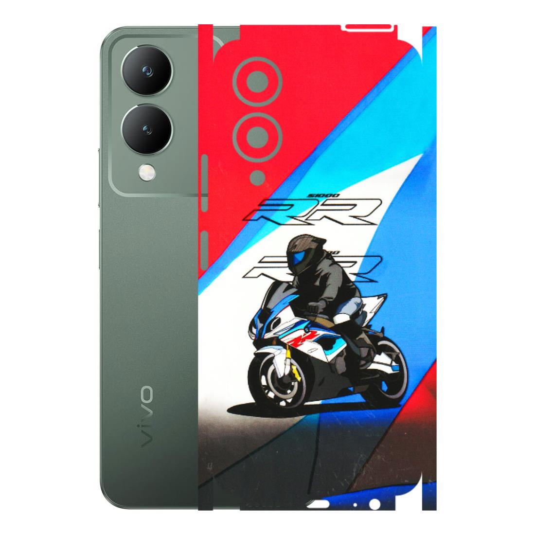 VIVO Y Series Phone Skins (All Models) - Bikers Love - 3D Embossed Finish (L-58) Vivo Y17S