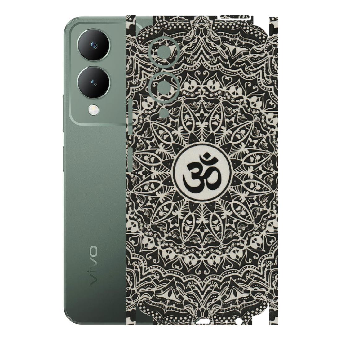 VIVO Y Series Phone Skins (All Models) - Aum Elegant Mandala - 3D Embossed Finish (L-62) Vivo Y17S