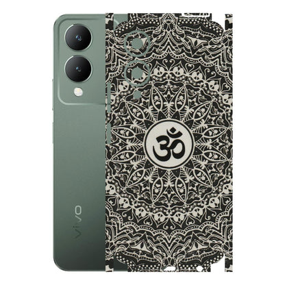 VIVO Y Series Phone Skins (All Models) - Aum Elegant Mandala - 3D Embossed Finish (L-62) Vivo Y17S