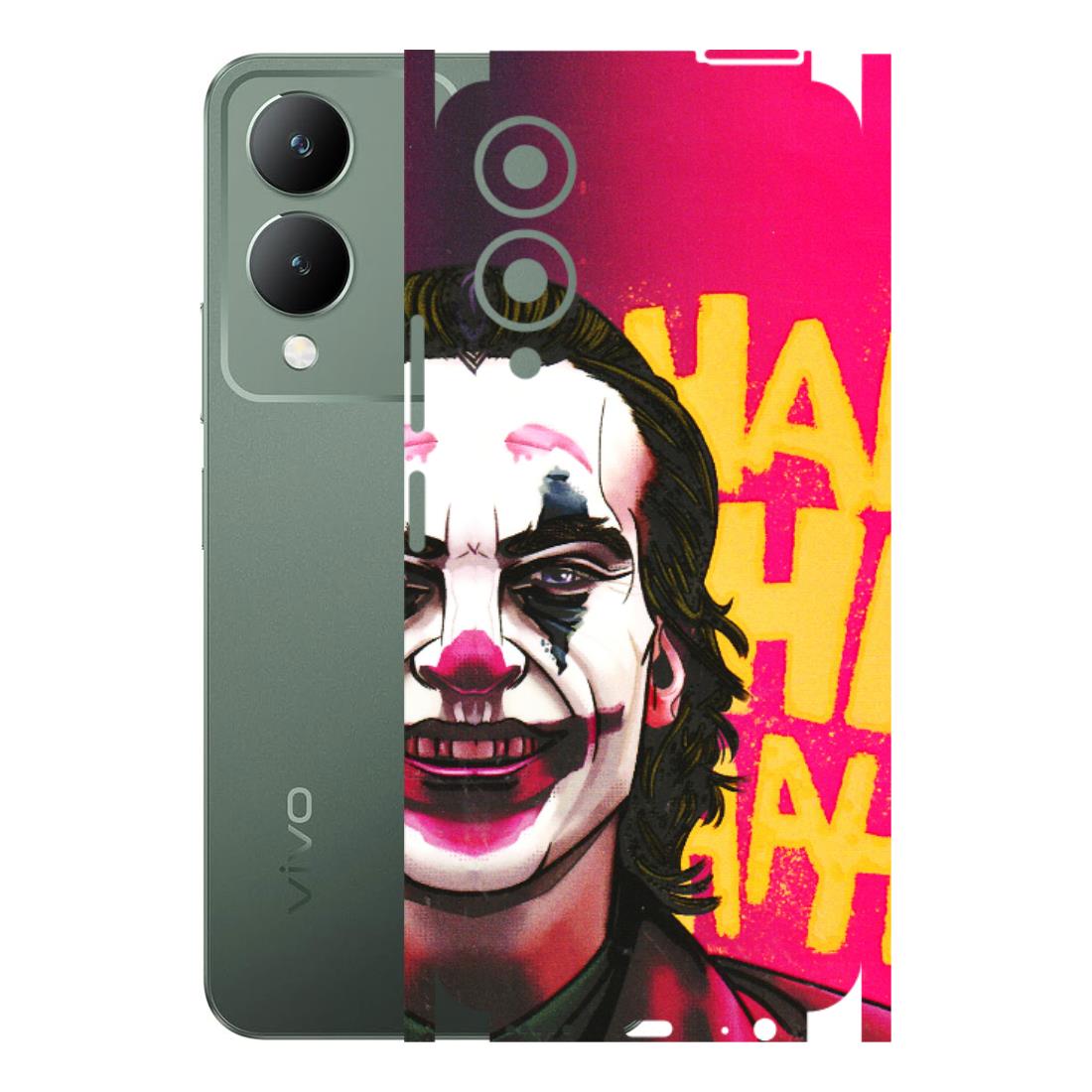 VIVO Y Series Phone Skins (All Models) - Joker Evil Laugh - 3D Embossed Finish (L-97) Vivo Y17S